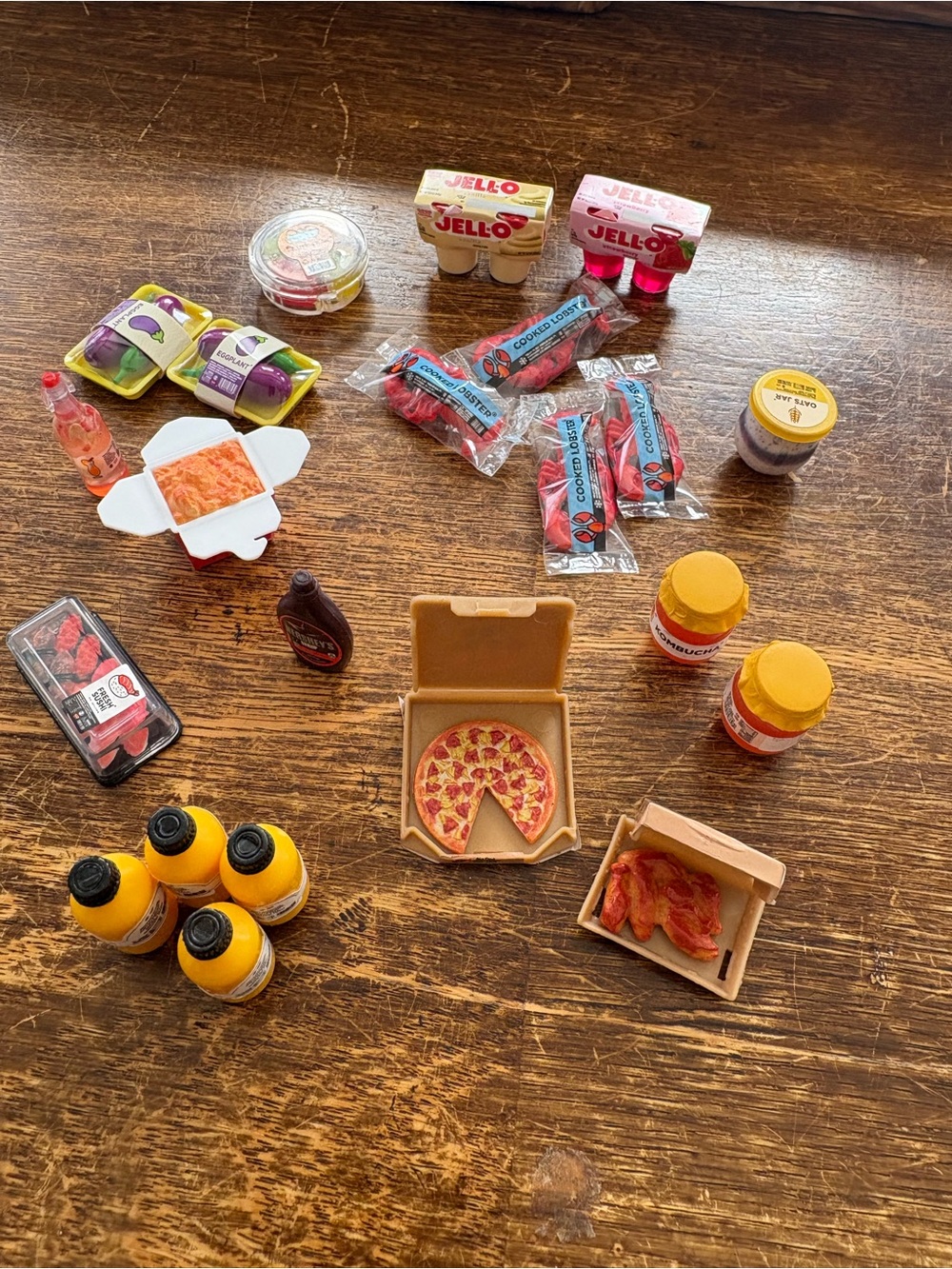 Miniverse fill the fridge Miniature Pizza Play Set -